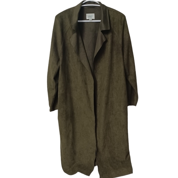 JOVONNA London khaki longline cardigan - Picture 1 of 6
